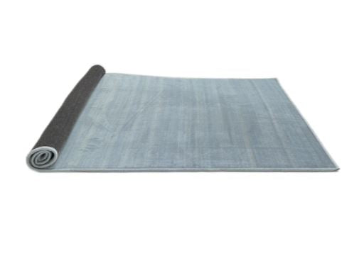 5ft Round Blue Contemporary Jeans Modern Rug