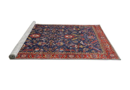 4x6 Rose Dust Purple Machine Washable Industrial Modern Area Rug