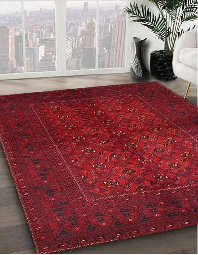 Size 8x10 Traditional Red Persian Area Rug