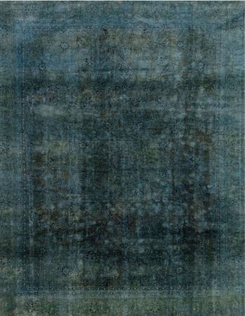 Size 7x9 Abstract Greenish Blue Green Modern Area Rug