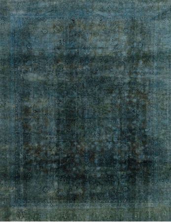 Size 7x9 Abstract Greenish Blue Green Modern Area Rug