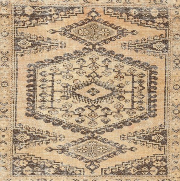 Size 8x12 Traditional Dark Gold Brown Persian Area Rug