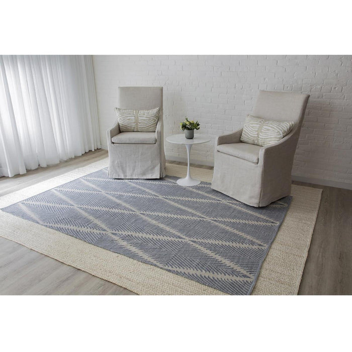 5x8 Denim Hand-Tufted Momeni River Area Rug