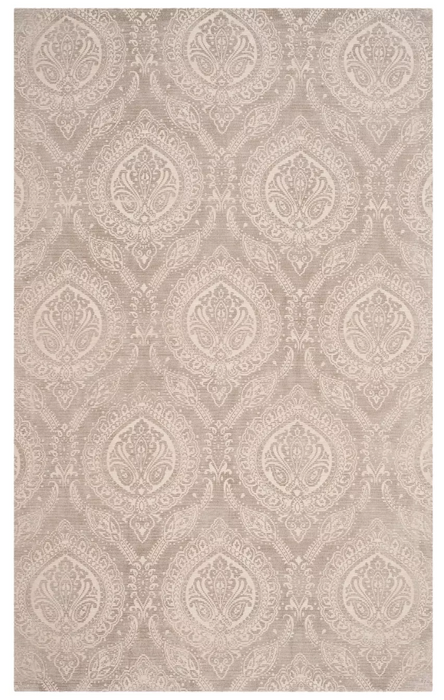 5'x8' Taupe/Ivory Paisley Handmade Area Rug - Safavieh