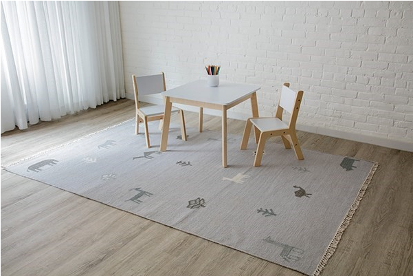 5x8 Color Grey AREA RUG by Erin Gates by Momeni