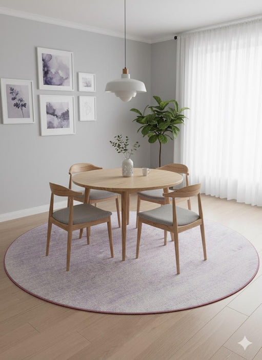 7' Round Washable Area Rug