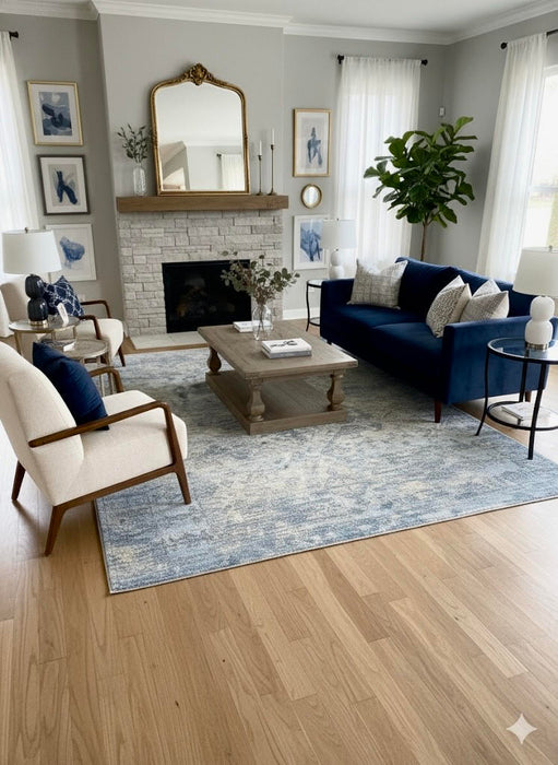 8' x 12' Washable Area Rug