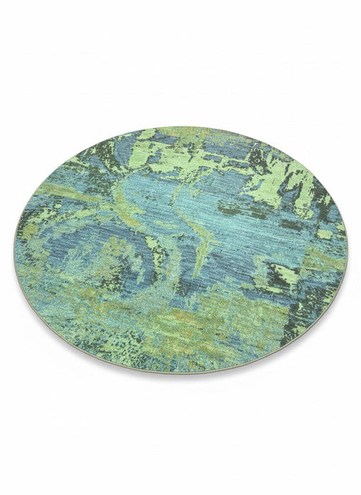 8' Round Washable Area Rug