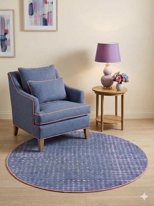 4' Round Washable Area Rug