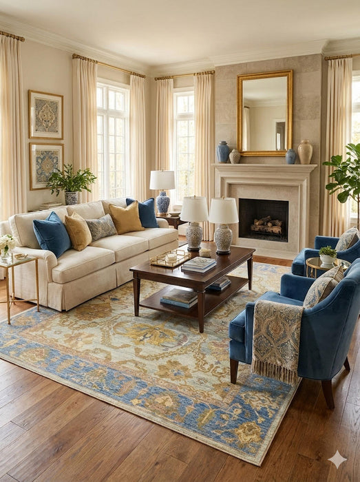 8' x 8' Square Washable Area Rug