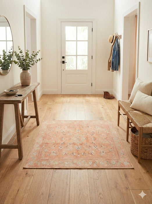 4' x 4' Square Washable Area Rug