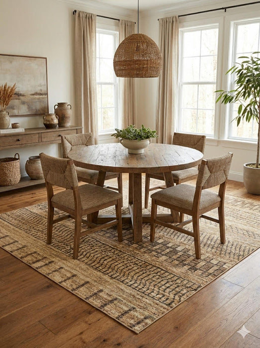 8' x 8' Square Washable Area Rug