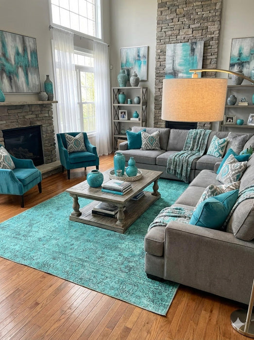 6' x 9' Washable Area Rug