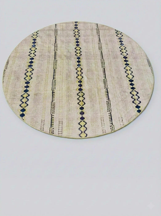 6' Round Washable Area Rugs