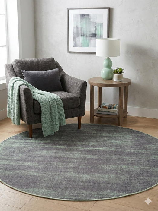 5' Round Washable Area Rugs
