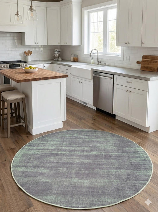 5' Round Washable Area Rugs