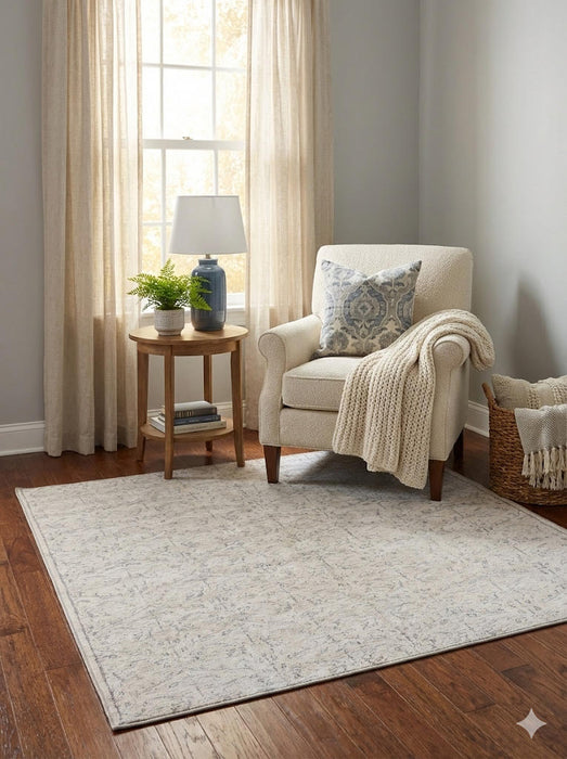 5' x 5' Square Washable Area Rug