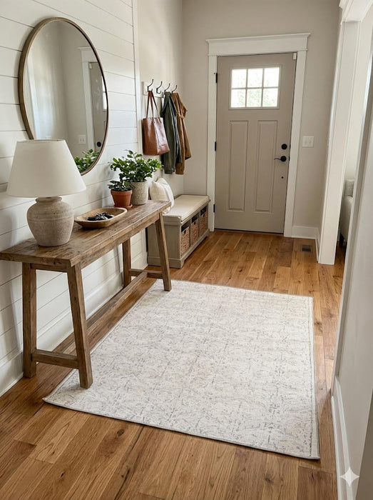 5' x 5' Square Washable Area Rug