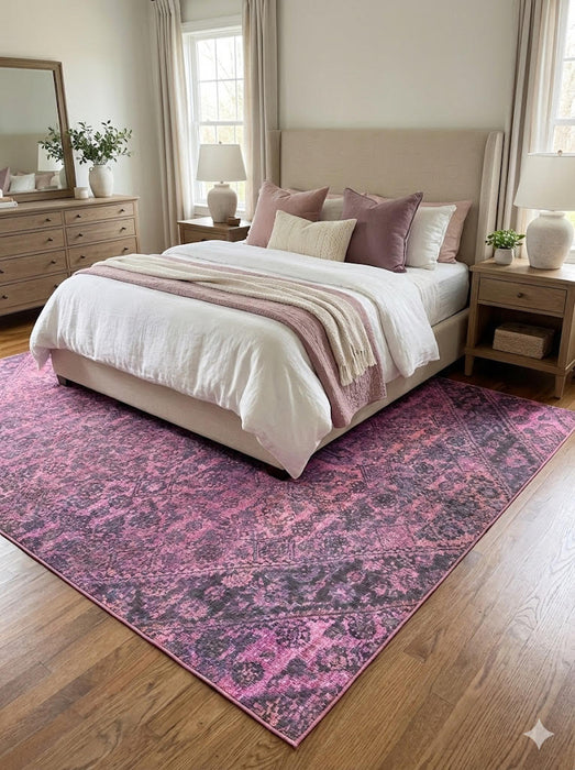 8' x 8' Square Washable Area Rug