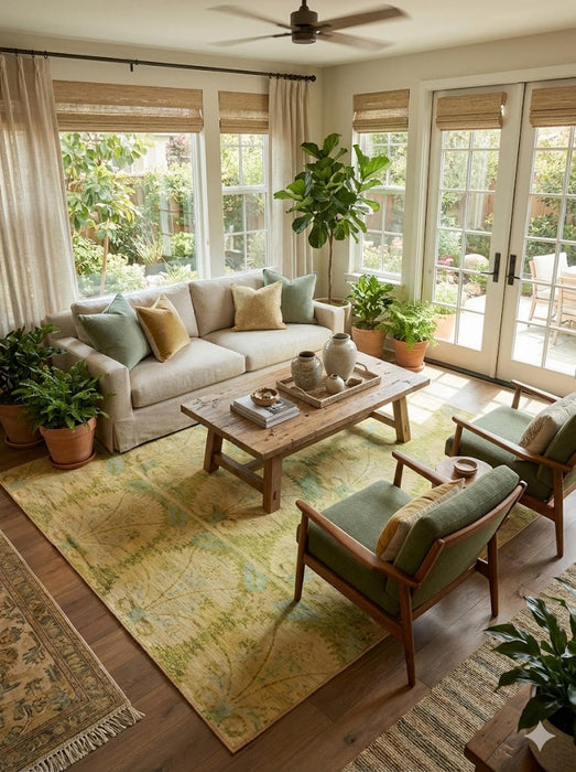 6' x 9' Washable Area Rug