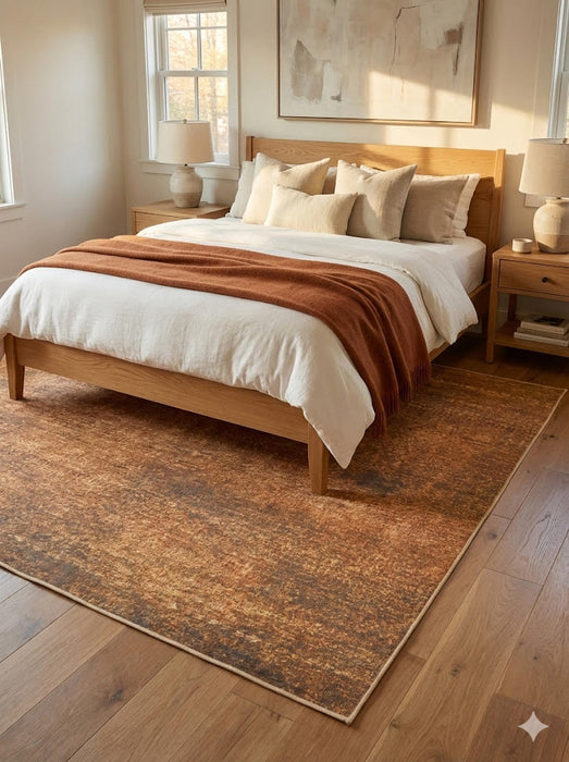 6' x 6' Square Washable Area Rug