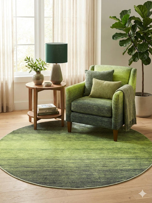 5' Round Washable Area Rugs