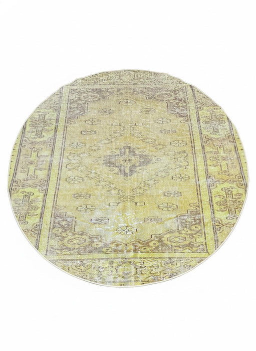 7' Round Washable Area Rug