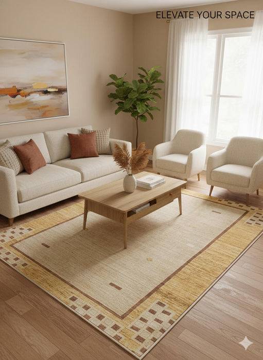 6' x 6' Washable Square Area Rug