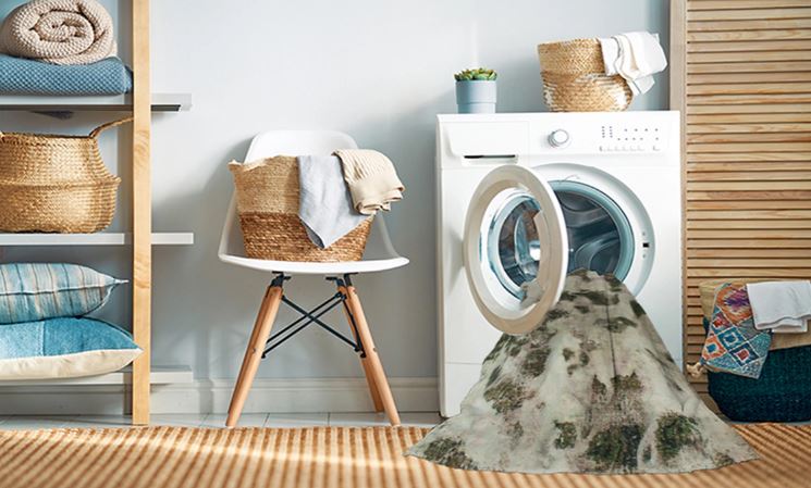 5' x 7' Tan Brown Washable Rug