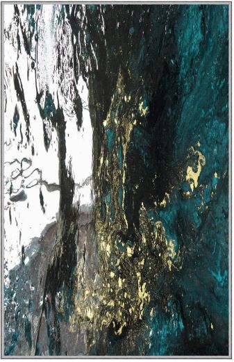 2'7" x 5" Abstract Indoor Rug