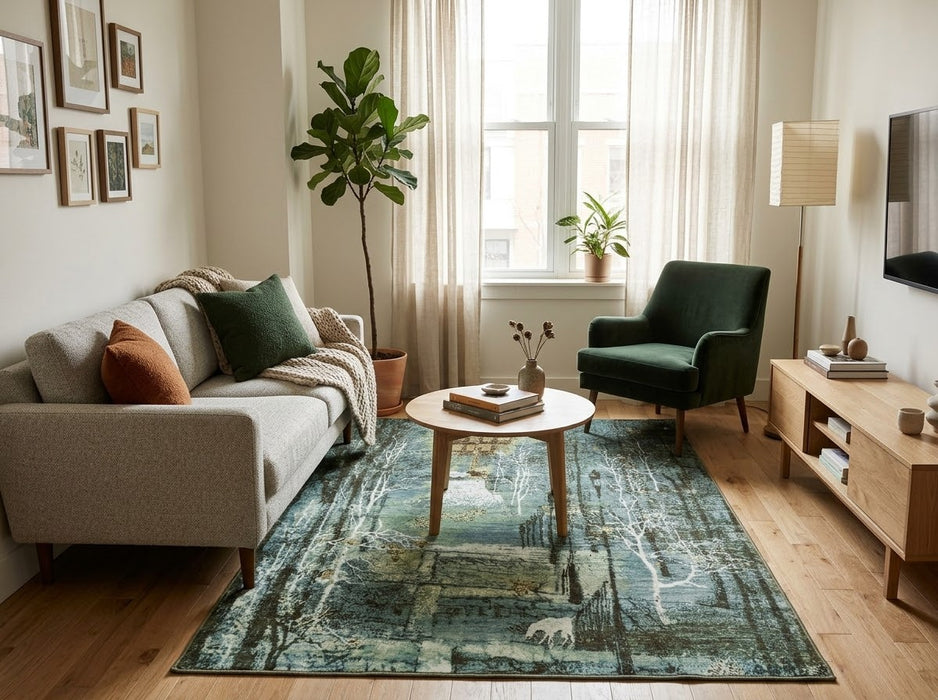 5' x 7' Washable Area Rug