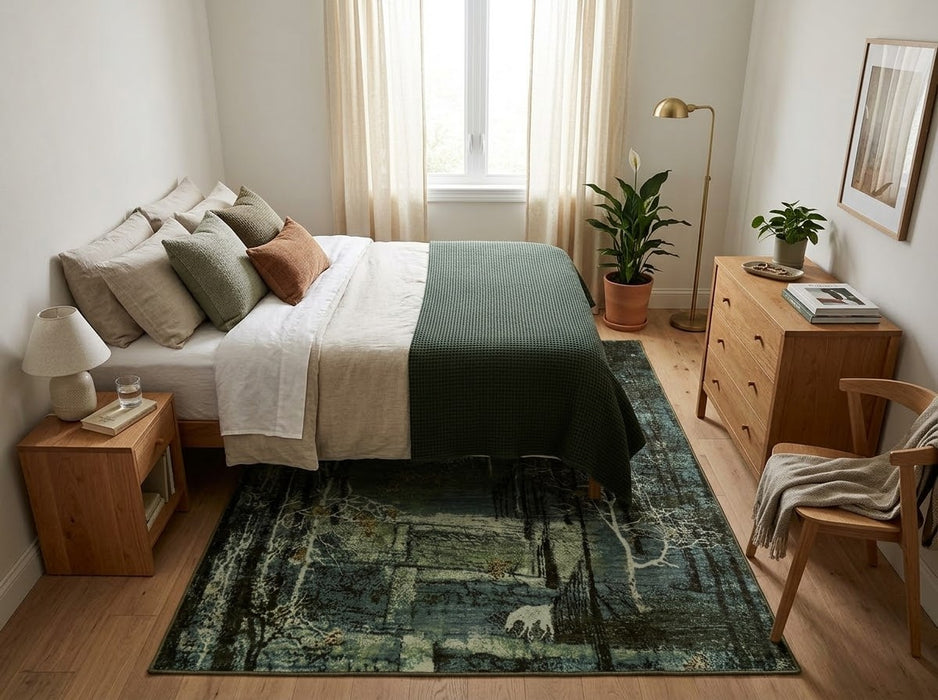 5' x 7' Washable Area Rug