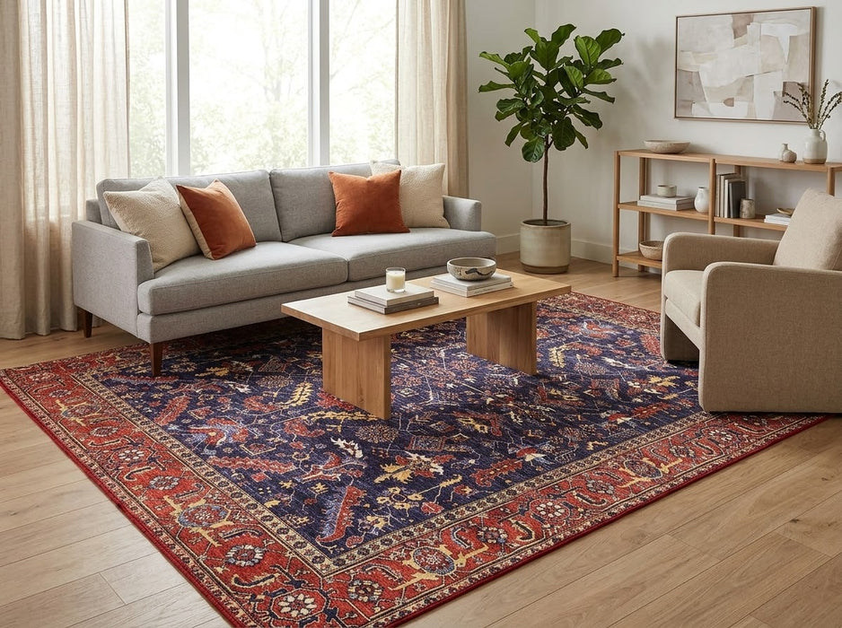 8' x 8' Square Washable Area Rug