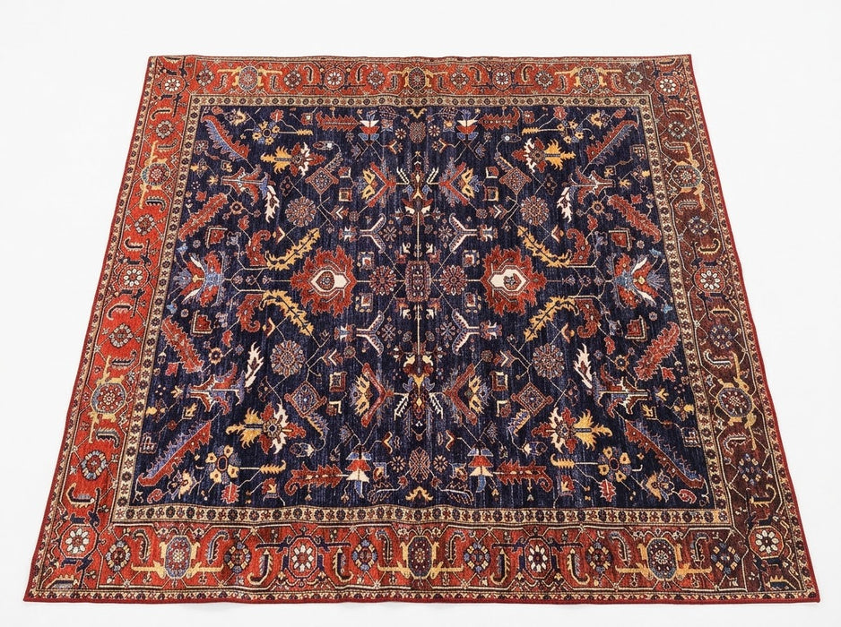 8' x 8' Square Washable Area Rug