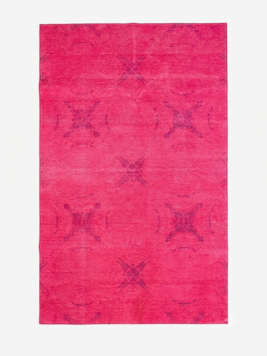 3' x 5' Rectangular Hot Pink Purple Tribal Moroccan Washable Area Rug