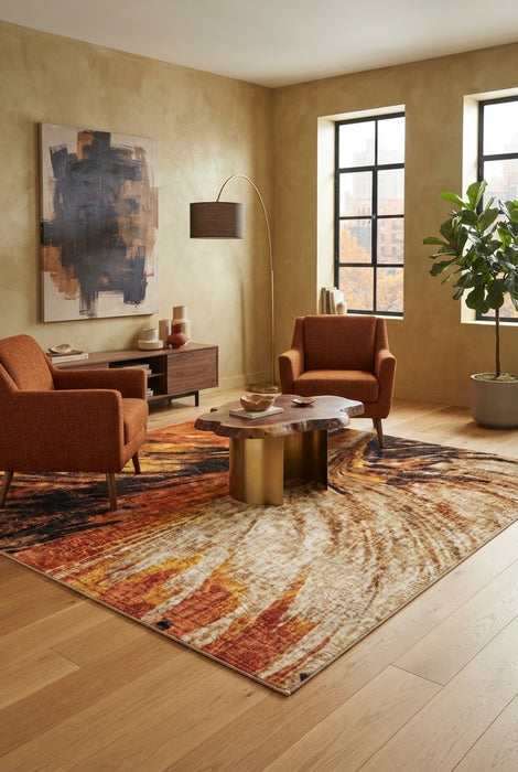 6' x 9' Washable Area Rug