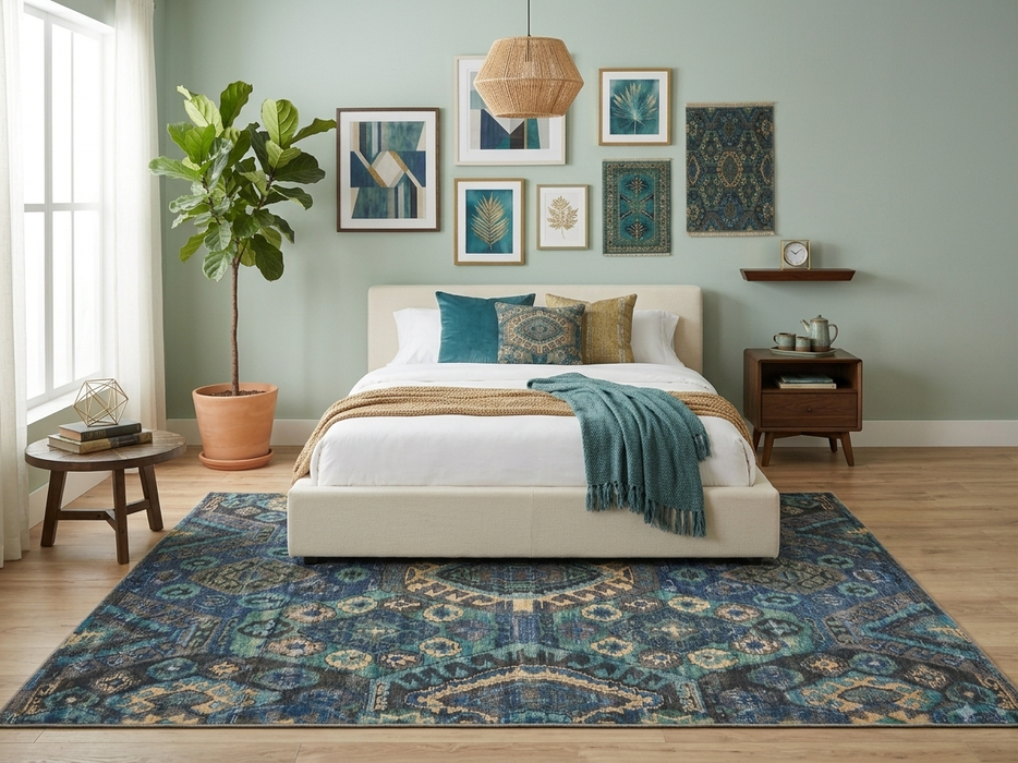 6' x 9' Washable Area Rug