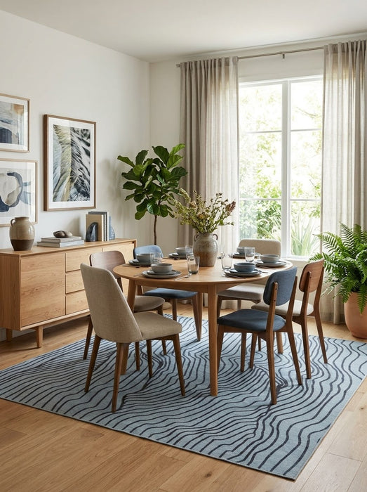 7' x 7' Square Washable Area Rug