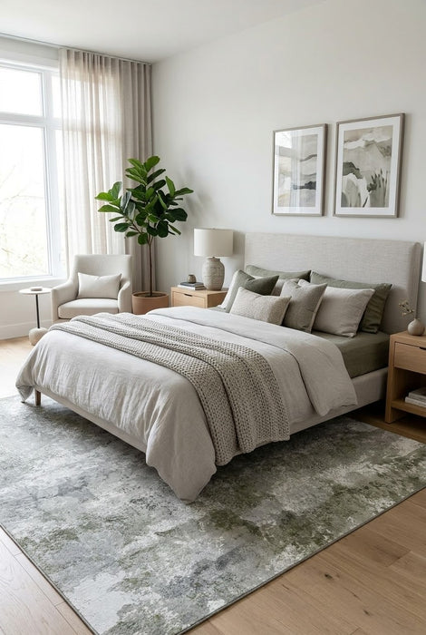 7' x 7' Square Washable Area Rug