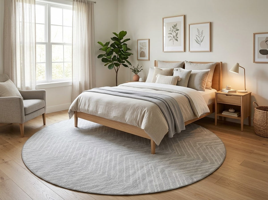 6' Round Washable Area Rug