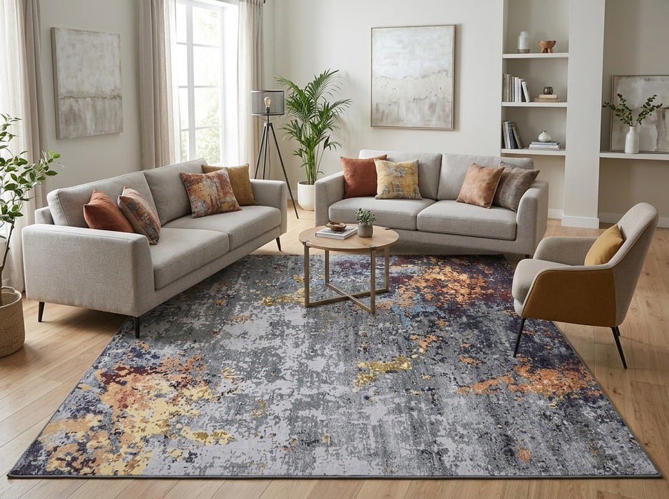 7' x 7' Square Washable Area Rug