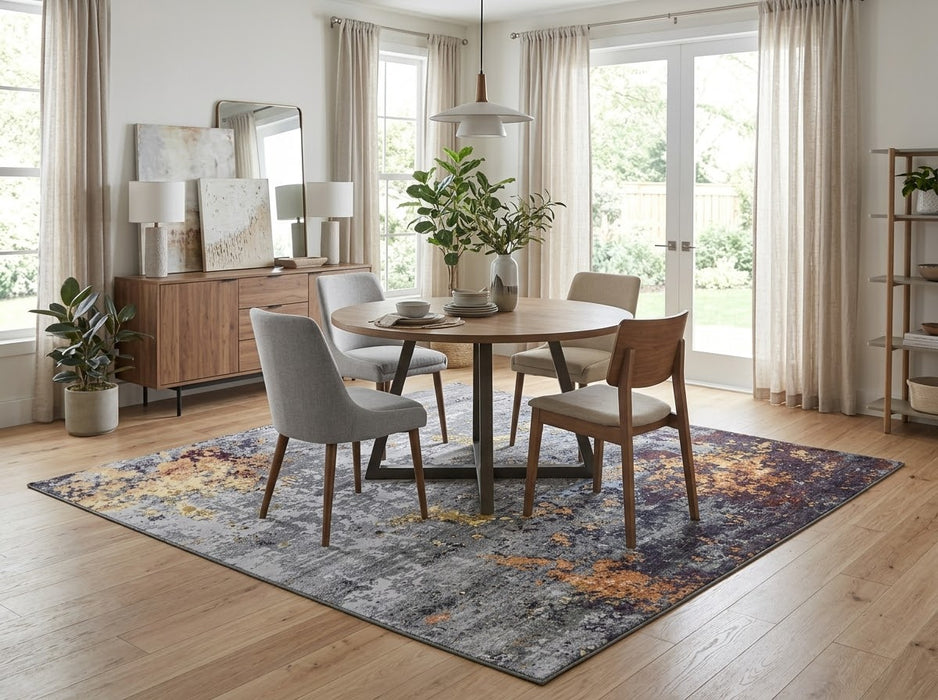 7' x 7' Square Washable Area Rug