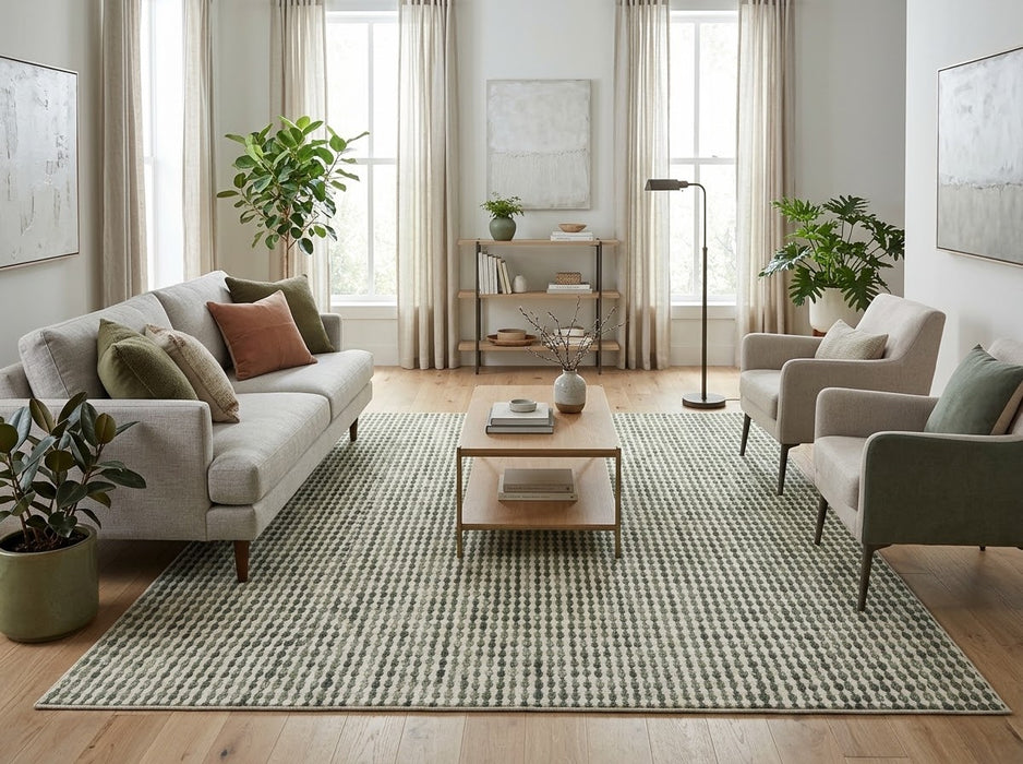 8' x 8' Square Washable Area Rug