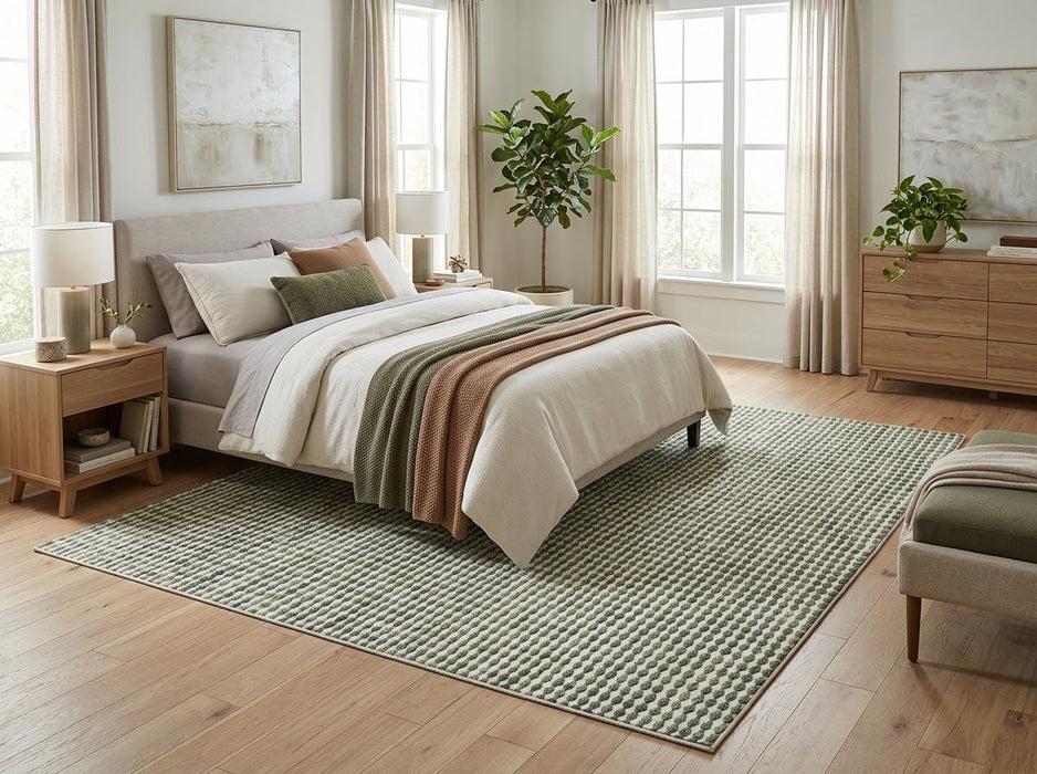 8' x 8' Square Washable Area Rug