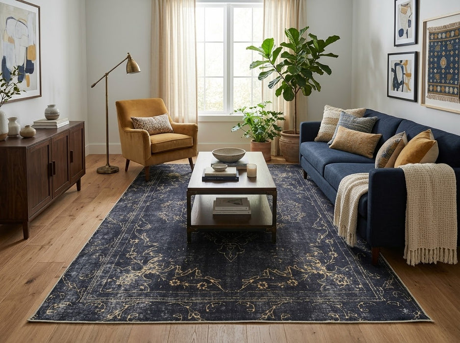 5' x 7' Washable Area Rug