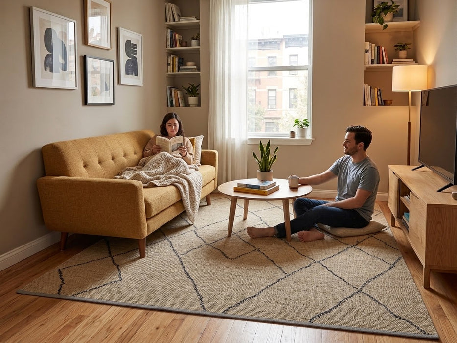7' x 7' Square Washable Area Rug