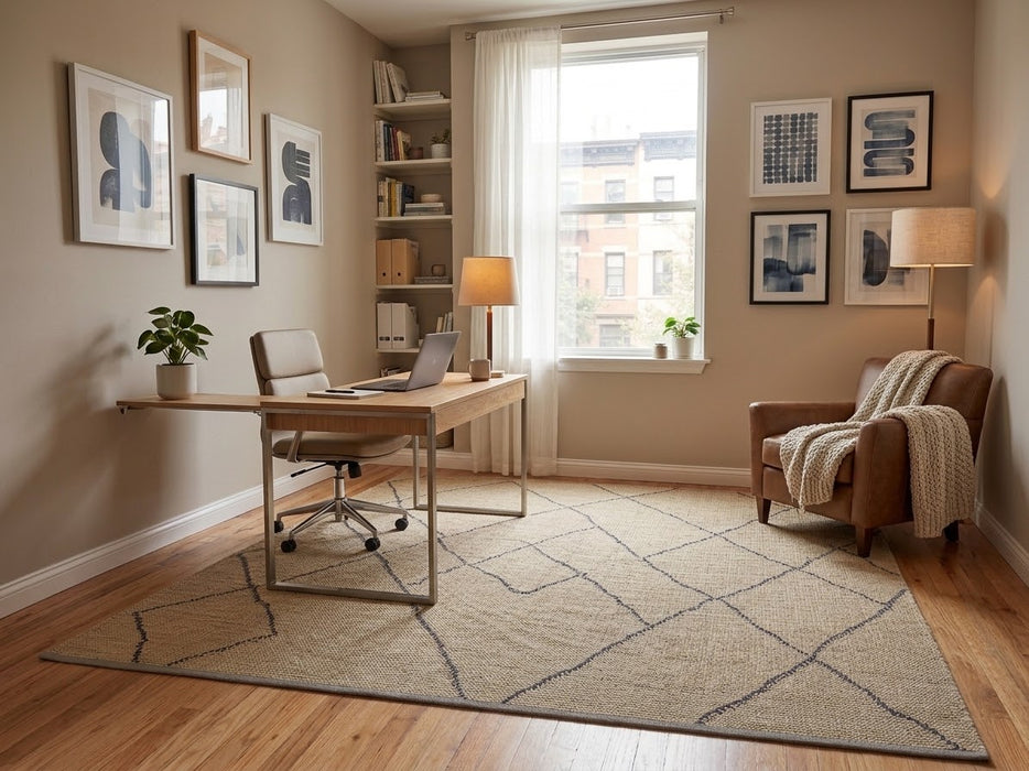 7' x 7' Square Washable Area Rug