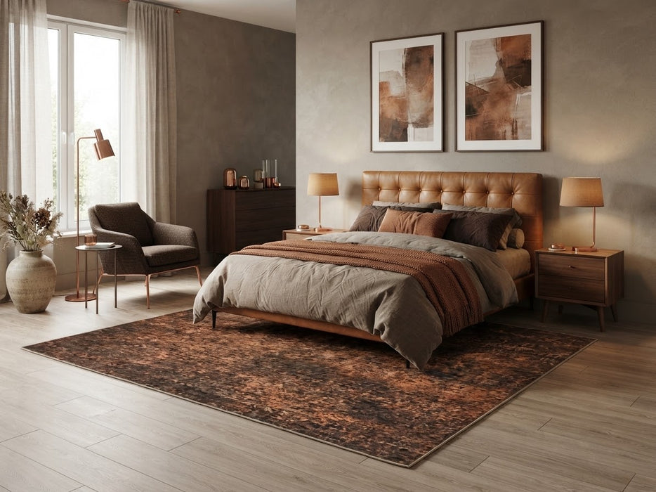 7' x 7' Square Washable Area Rug