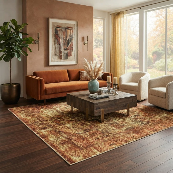 8' x 8' Square Washable Area Rug