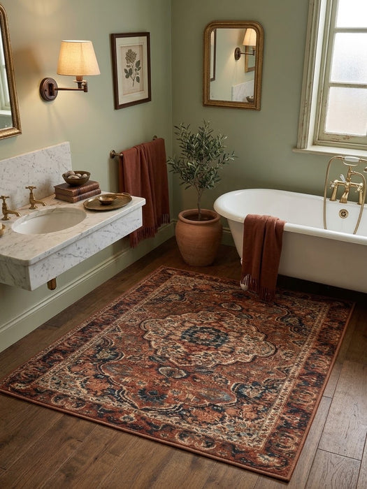 4' x 4' Square Washable Area Rug